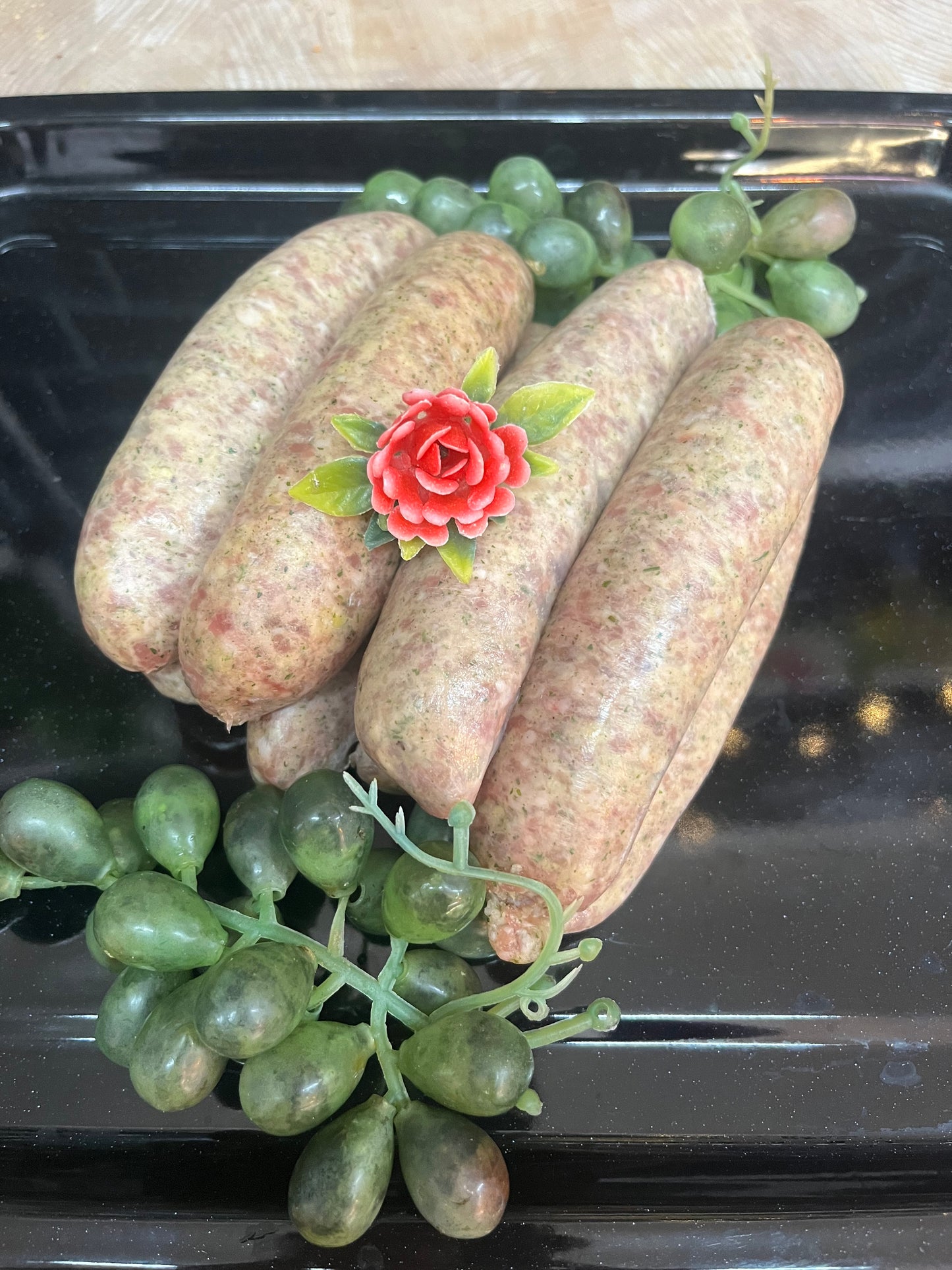 Homemade Lincolnshire Sausages