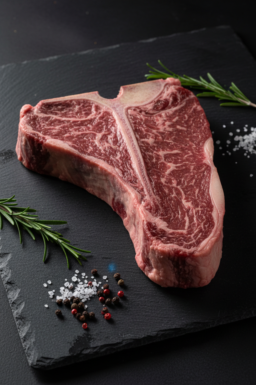 Isle Of Wight Dry Aged T-Bone Steak