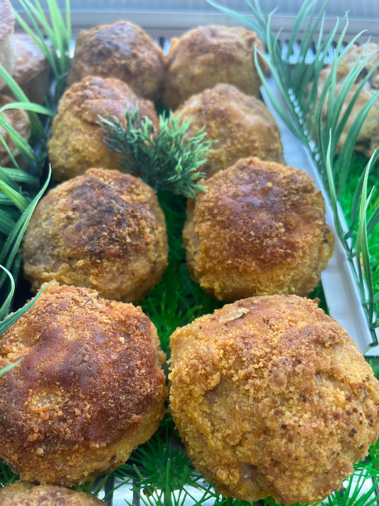 Homemade Scotch Egg. ONLY AVAILABLE WEDNESDAY-SATURDAY